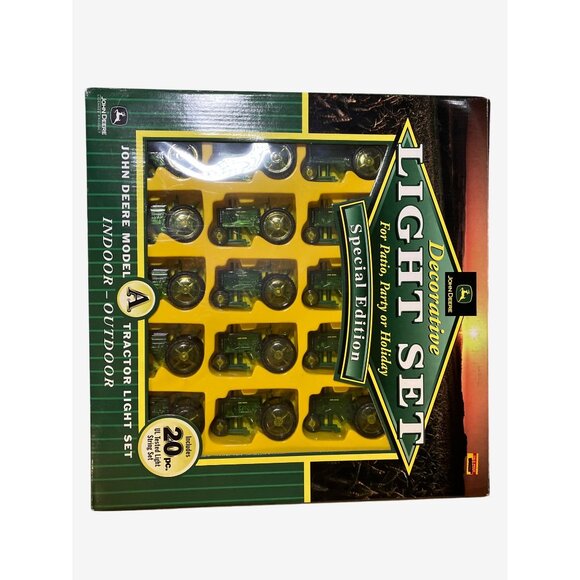 John Deere Special Edition Decorative Light Set For Patio Party and Christmas - Picture 1 of 8